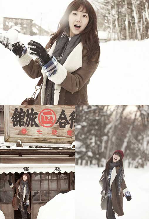 元祖韓流スターのチェ・ジウ、日本で写真撮影