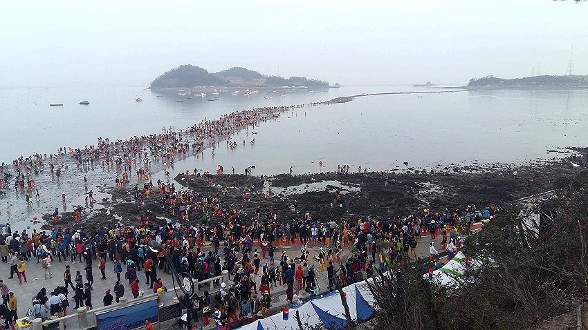 2016年度、珍島（ジンド)神秘の海割れ祭りツアー