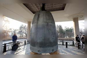 新羅の文化遺産が展示された慶州の国立慶州博物館
